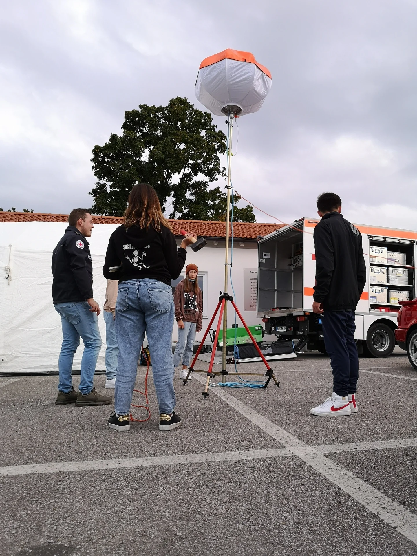 Gruppenstunde im Freien